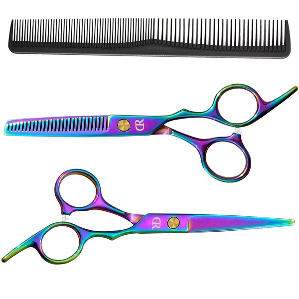 Hair Scissors Kit, Professional Hair Cutting Scissors Thinning Shears Kit,Haircut Shears Set for Men Women Kids