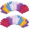 Duufin 14 Pairs Exfoliating Gloves Body Scrub Bath Gloves Exfoliator Body Wash Glove for Shower, Spa, Massage and Body Scrubs