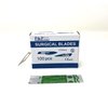 Disposable Surgical Scalpel Blades Sterile High Grade Carbon Steel 2.1% 10xx Individually Foil Wrapped by P&P MEDICAL SURGICAL Size 11 Box of 100