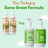 Muun Rice Water Shampoo and Conditioner Set for Hair Growth, Regrowth, Thinning Hair and Anti Hair Loss, Fall with Natural Ingredients including Biotin, Keratin and Caffeine, Men and Women.