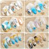 Summer Nail Art Rhinestones, 2 Boxes Tropical Ocean Nail Charms Shell Starfish Conch Sea Series 3D Beach Nail Design Accessories Manicure DIY Seashell Nail Decoration for Women Girls