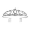 Tiana Crown, Fairy Godmother Rapunzel Costume Tiara for Women Princess Peach Bride Diaries - Vofler Silver Coronas para 15 Años Hair Accessories for Party Quinceanera Prom Wedding Birthday Girls
