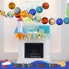 Lincia 4 Pcs Space Party Decorations Space Planet Banner Solar System Planet Banner for First Trip Around the Sun Birthday Decorations Outer Space Room Decor
