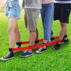 Durable 4 Legged Race Bands Outdoor Game for Kids Adults Relay Race Carnival Field Day Backyard Birthday Team Party Games