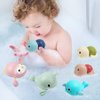 Baby Bath Toys, 6 Pack Cute Swimming Water Bath Toys for Toddlers Boy Girls Toys for 1 2 3 4 Year Old, Floating Wind-up Bathtub Toys for Baby Pool Toys Toddler 1-3