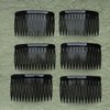 Ruwado 6 Pcs 14 Teeth Hair Side Comb Twist French Vintage Style Hair Clips Pins Accessories Supplies for Women Girls Bridal Wedding Veil Fine Long Curly Hair (Black)