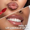 BEUKING Peel Off Lip Tint, Wipe-On Colour Liquid Lipsticks, Tattoo Lip Glaze, Matte High Pigment Long Wear Waterproof Lip Contour Stain Non Smudge Transfer Proof Tear-off Lip Gross (#04, 0.12 floz)