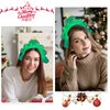 ZEYER Christmas Headband Green Christmas Tree Headband with Star and Small Colored Light Design Hair Band Hair Accessories