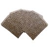 N'icePackaging 50 Qty 5" x 7" Cheetah Leopard Print Flat Plain Paper Gift Bags or Patterned Decorative Bags for candy, cookies, merchandise, pens, Party favors, showers, holidays, events and gifts