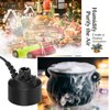 AGPTEK Mist Maker Witch Cauldron Fog Maker for Halloween/Christmas Party Water Fountain Pond Rockery Fishtank