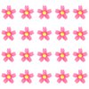 20Pcs Hot Pink Small Flower Hair Clips for Women, Mini Flower Clips for Hair Flower Hair Pins Wedding Hair Accessories for Women Girls