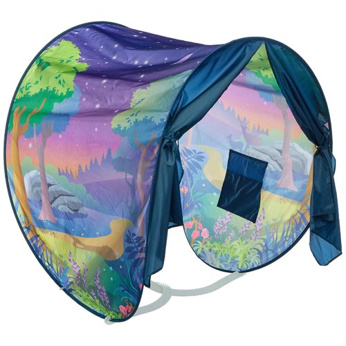 DreamTents Fun Pop Up Tent- Fantasy Forest- Twin (w/Light)