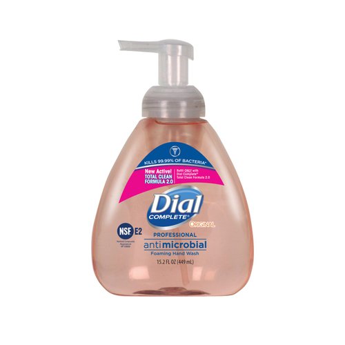 Dial Professional 98606 Antimicrobial Foaming Hand Wash, Original Scent, 15.2oz (Case of 4)