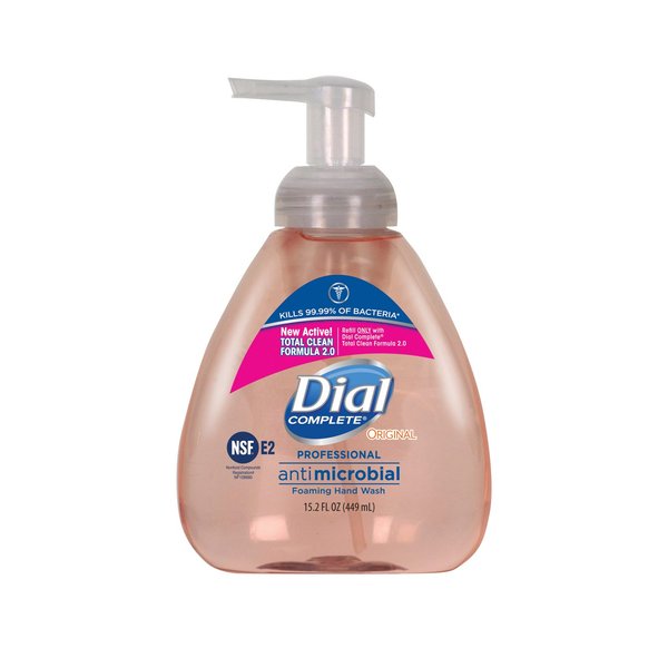 Dial Professional 98606 Antimicrobial Foaming Hand Wash, Original Scent, 15.2oz (Case of 4)