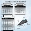 Frost Firm Ground Soccer Cleats for Kids - Lightweight & Durable Youth Soccer Cleats with Adjustable Laces for Custom Fit - Kids Soccer Shoes with Padded Heel and Collar Lining for Added Comfort