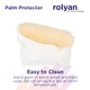 Rolyan Palm Protector for Left Hand, Left Handed Glove for Finger Contracture Prevention, Comfortable Hand Cushion with Soft Sherpa Lining and Palm Pad to Prevent Hand Contractures