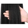 WIGNEE Kinky Straight Ponytail Wrap Around Long Ponytail Extension Natural Black Yaki Ponytail Extension for Black Women Pony Tails Hair Extensions (Natural Black, 30 Inches)