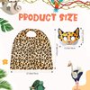 Leitee 4 Sets Safari Party Favors Animal Mask and Capes Jungle Theme Mask Cosplay Capes Wild Safari Birthday Decorations Zoo Animal Costumes for Kids Girls Boys Dress up Christmas Supplies, 4 Styles
