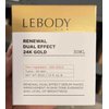 LEBODY Lab Renewal Dual Effect Serum 24k Gold - Face Serum with Niacinamide and Green Tea Extract - Targets Fine Lines for Smooth Skin - 1 oz