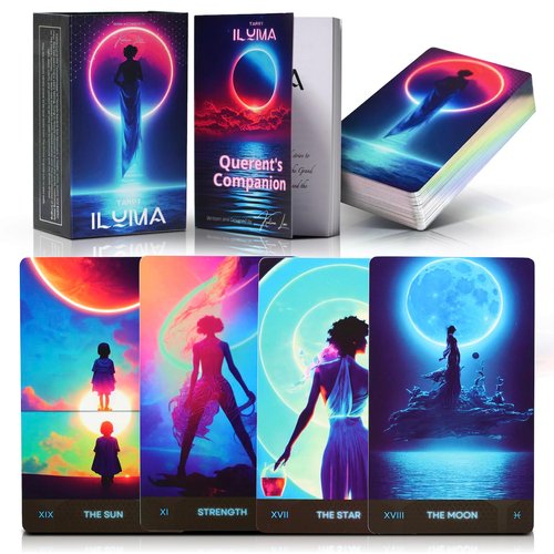 Tarot ILUMA Collectible Deck, Rare, Limited Edition, Tarot Deck and Guidebook