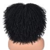 Curly Wigs for Black Women Afro Curly Wigs with Bangs Afro Hair Synthetic Heat Resistant Wigs Short Curly Wig