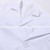 Kids Lab Coat for Doctor Dentist Scientist Career Day Preschool Role Play Costume for Halloween Christmas Set(Medium,White)
