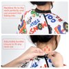 FaHaner Kids Haircut Cape Waterproof Kids Barber Cape with Adjustable Neckline Unisex Kids Hair Cutting Cape Cover Barber Apron for Hairdresser and Stylist 51 x 36 Inch (Cartoon Truck