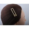 MAHAVIMOKSA 20pcs KC Gold Alligator Hair Clips Metal Barrettes Hair Clips for Women and Girls DIY Craft (60x15mm Rectangle)