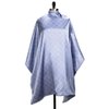 Cover N Style Passionate Periwinkle Hair cutting Styling Cape Light Blue and White over sized 55x58" Water Resistant