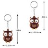 iMagitek 24 Pack Owl Keychains Keyrings Party Favors for Owl Party Supplies, Woodland Party Favors, Birthday Party Gifts, Baby Shower Return Gifts