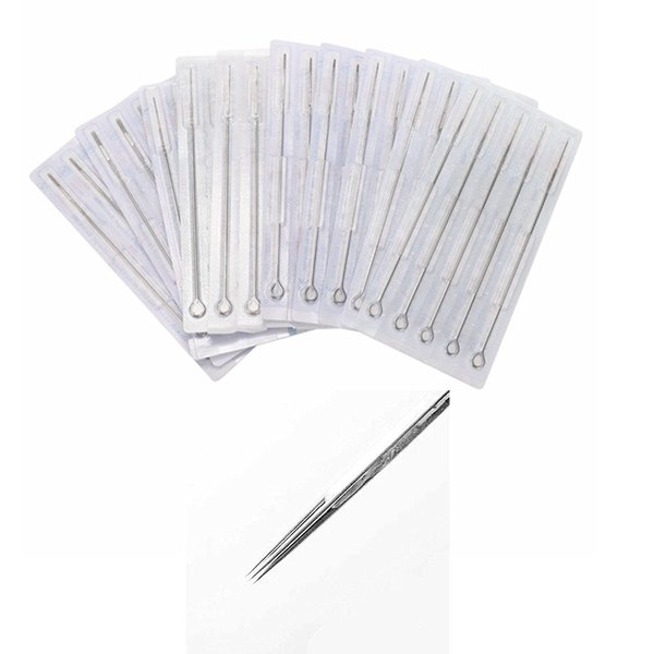 Generic Tattoo Needles,50pcs Disposable Bugpin Needles Premium Quality Tattoo Needle Liners 5RL Tattoo Needles 5 Round Liner (5RL), Silver