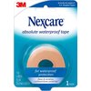 Nexcare Absolute Waterproof First Aid Tape, from The #1 Leader in U.S. Hospital Tapes, Stays on During Sports, Seals Out Water, Dirt and Germs, 1-Inch x 5-Yard Roll