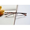 Eyekepper Small Lenes Rimless Reading Glasses Women - Frameless Reader Eyeglasses for Men Reading with Tortoise Arms +1.00