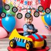 Race Car Party Decorations Wheels Tire Party Decoration Racing Car Party Decor Supplies Hanging Swirls Party Streamers 24pcs Kids Theme Birthday Party Decor Banner, Assembled and Ready to Use