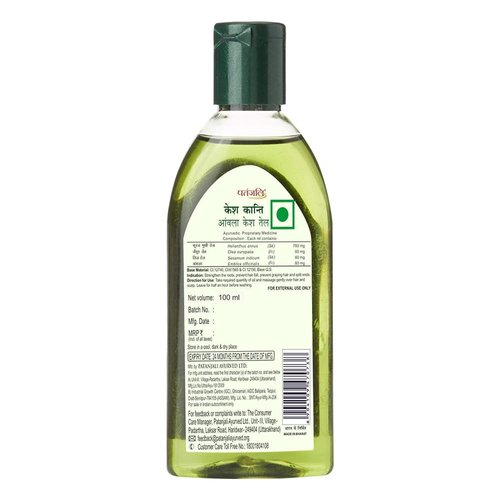 Patanjali Amla Hair Oil 100ml / 3.38 fl oz