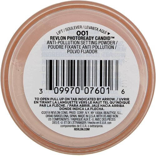 PhotoReady Candid Anti-Pollution Setting Powder, 001 Light (Pack of 2)