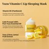 Saturday Skin Yuzu Vitamin C Lip Mask Overnight Lip Sleeping Mask Moisturizing For All Skin Types Softer & Smoother Pout Lip Balm Hydrating Infused with Vitamin B5 Non-Sticky, Vegan & Cruelty-Free