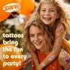 Savvi - 16 Magic: The Gathering Temporary Tattoos: Skin-Safe Ink, Great for Parties and Everyday Wear, Gifts for Teens and Adults, Made in the USA [2 sheets, 16 count]