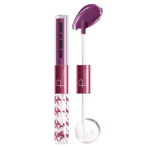 Marine Forest High Shine Lip Gloss with Clear Fixed Color Lip Oil, Up to 12 Hours Long Lasting Dual Ended Liquid Lipstick, Lightweight and Non Sticky, 0.1 Oz (15)