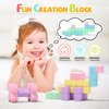 45PCS Magnetic Blocks Toddler Toys, Magnetic Building Blocks Magnet Toys, Magnetic Blocks for Kids ages 1-3 3-5 4-8, Sensory Montessori Toys Magnet Cubes Classroom Must Haves for Boys Girls Age 2-4