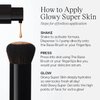 Saie Glowy Super Skin Tint Liquid Foundation - Hydrating Serum Foundation with Lightweight, Medium Coverage - Formulated with Hyaluronic Acid to Hydrate, Brighten and Plump - Shade 7 (1.01 oz)