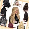 KiiKiiGirl Virgin Microlink Hair Extensions - Human Hair,22inch Micro link Hair Extensions Human Hair Micro Beads Hair Extensions Human Hair Blonde Highlighted Bleach Blonde 30G/Pack