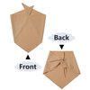 AWAYTR 3Pcs Hair Bandanas Head Kerchief for Women Girls Tie-Back Boho Hair Scarf Headband Bandana Triangle Head Scarf (Solid Color - Beige/Khaki/Brown)
