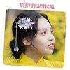 Gogogmee 1Pair Chinese Style Hair Clips with Tassels and Floral Design Decorative Hair Accessories for Traditional Hairstyles for Special Occasions and Everyday Wear