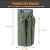 Upgraded Tactical Drawstring Molle Water Bottle Holder Tactical Pouches (Army Green)