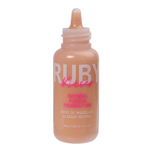 Ruby Kisses Liquid Foundation Medium Coverage, Lightweight, Natural Finish, Face Makeup for All Skin Type, Korean Makeup (Golden Beige)
