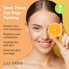 LILY SADO CITRUS KISS™ Eye Repair Cream - Antioxidant-Rich Natural Formula w/Peptides, Sodium Hyaluronate, and VITS C, B5 & E - Prevents Puffiness, Under-eye Wrinkles, Discoloration & Eye Bags - 1oz
