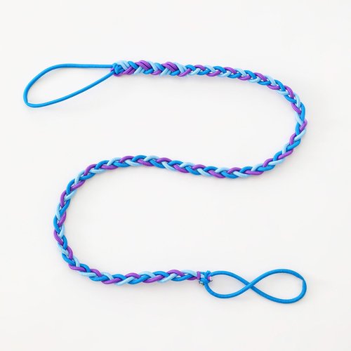 TOECWEGR Hair Ties Elastic No Damage Hair Ties for Women Ponytail Holders Hair Tie Braided Tails Hair Ties for Sport Swimming Hair Hands for Women (Blue-Purple-Light Blue)