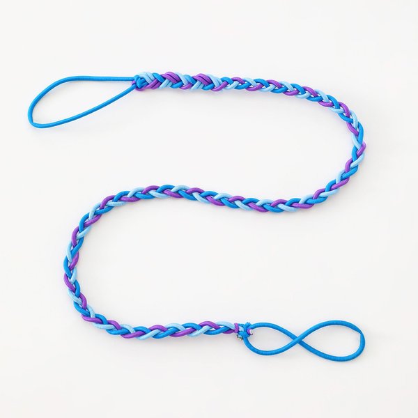 TOECWEGR Hair Ties Elastic No Damage Hair Ties for Women Ponytail Holders Hair Tie Braided Tails Hair Ties for Sport Swimming Hair Hands for Women (Blue-Purple-Light Blue)