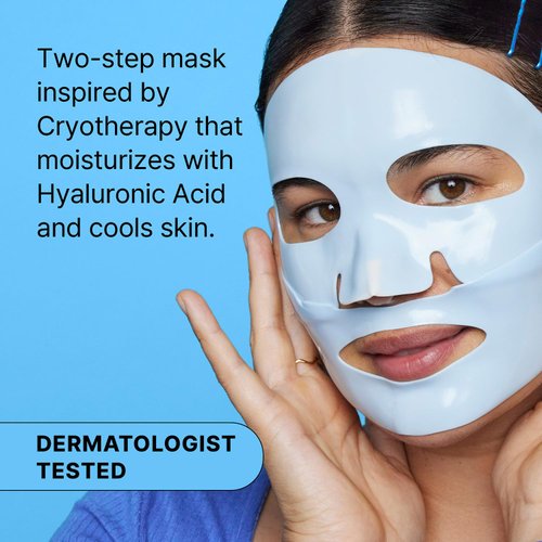 Dr.Jart+ Cryo Rubber Face Mask with Moisturizing Hyaluronic Acid | Korean Skin Care, 1.41 Ounce